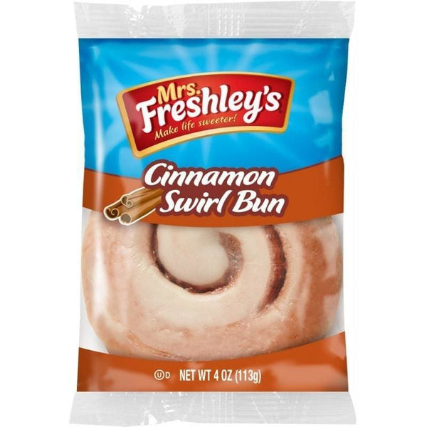 Mrs Freshleys - Cinnamon Swirl Bun - Snacks