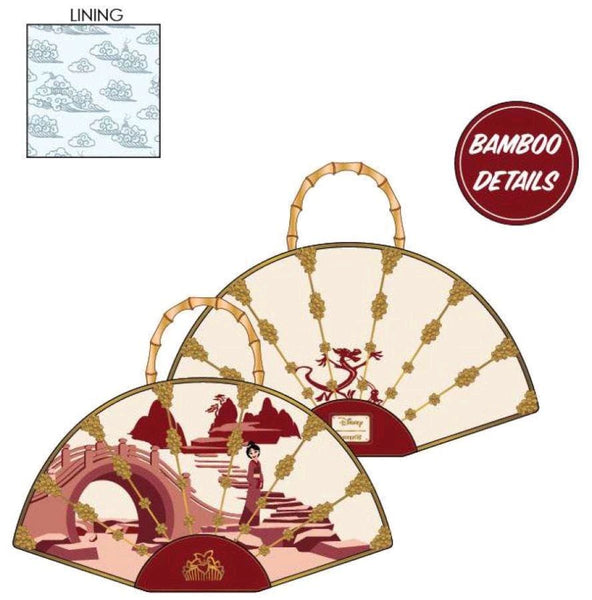 Mulan - Bamboo Fan Handbag - Bags & Accessories