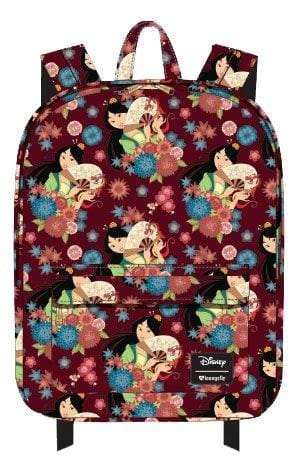 Mulan - Mulan With Fan Print Backpack - Bags & Accessories