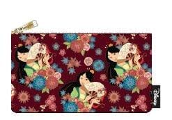 Mulan - Mulan With Fan Print Pencil Case - Bags & Accessories