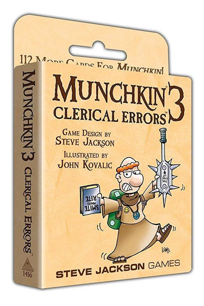 Munchkin 3 Clerical Errors - Card Game