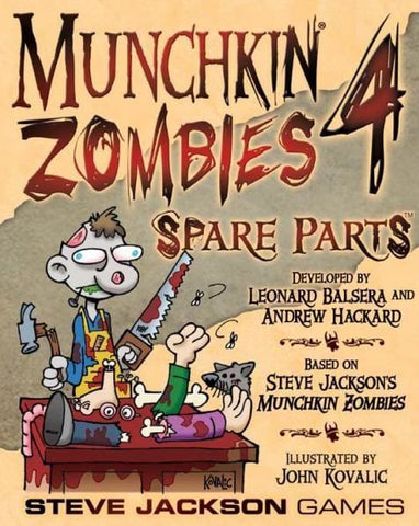 Munchkin Zombies 4 Spare Parts - Card Game