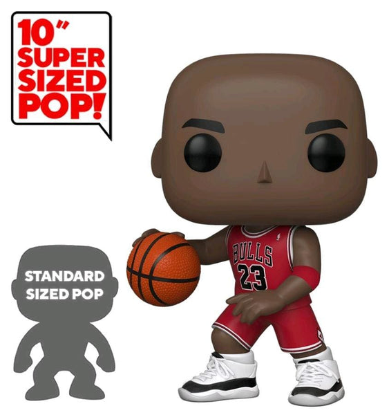 NBA: Bulls - Michael Jordan Red Jersey 10 Inch Pop! Vinyl Figure - Pop! Vinyl