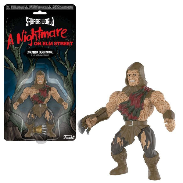 Nightmare on Elm St - Freddy Krueger Savage World - Action Figure