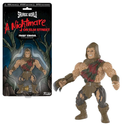 Nightmare on Elm St - Freddy Krueger Savage World - Action Figure