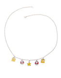 Nintendo - Mushroom Question Mark and Super Star Necklace - Jewellery