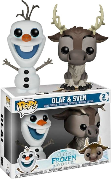 Olafs Frozen Adventure - Olaf Sven Pop! 2Pk ! - Pop! Vinyl