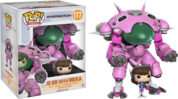 Overwatch - D.Va & MEKA 6 Pop! - Pop! Vinyl