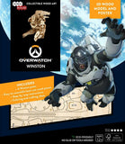Overwatch: Winston 3D Wood Model - Construction