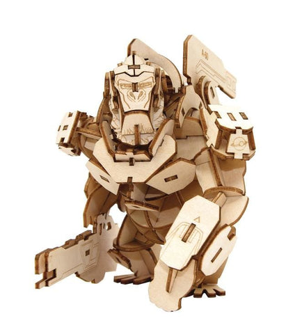 Overwatch: Winston 3D Wood Model - Construction