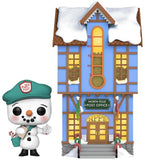 Peppermint Lane - Frosty with Light Up Post Office US Exclusive Pop! Town [RS] - Pop! Vinyl