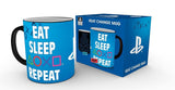 Play Station - Eat Sleep Repeat Heat Change Mug - Homewares