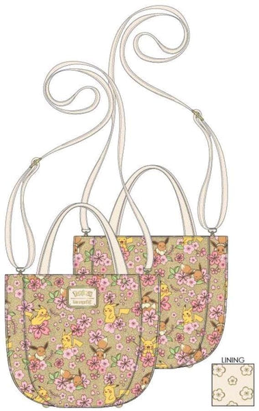 Pokemon - Eevee and Pikachu Crossbody Bag - Bags & Accessories