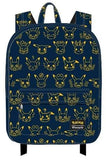 Pokemon - Pikachu Expressions Print Backpack - Bags & Accessories