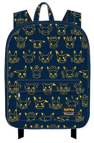 Pokemon - Pikachu Expressions Print Backpack - Bags & Accessories