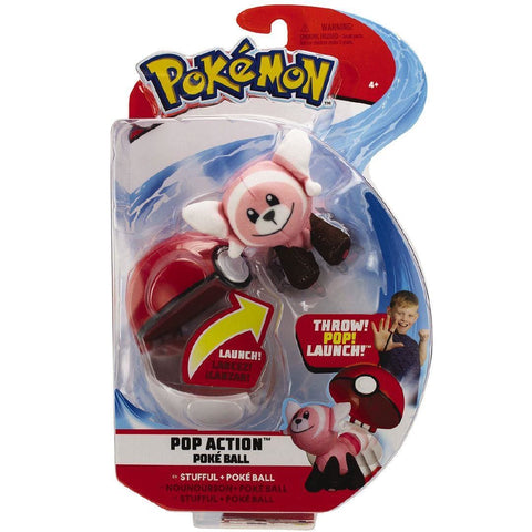 Pokemon - Pop Action Poke Ball: Stufful - Novelty
