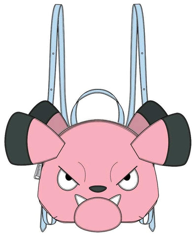Pokemon - Snubbull Head Mini Backpack - Bags & Accessories