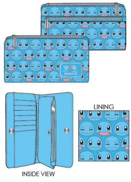 Pokemon - Squirtle Faces Purse - Bags & Accessories