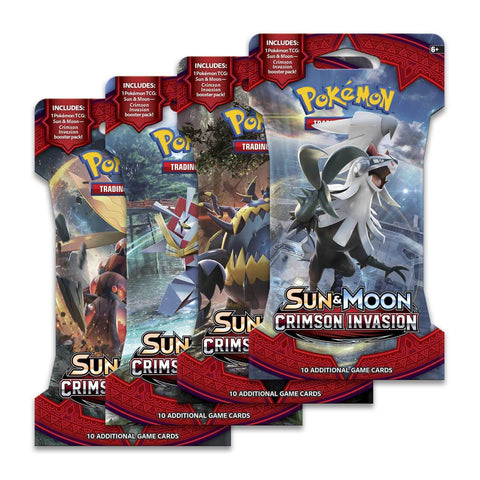 Pokemon Trading Card Game: Sun And Moon: Crimson Invasion Booster - Tcg