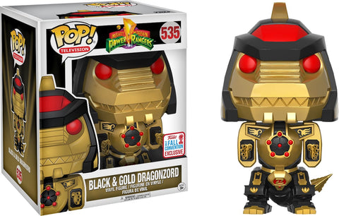 Power Rangers - Dragonzord BlckGld 6 Pop! NY17 RS - Pop! Vinyl