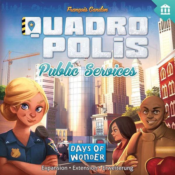 Quadropolis Public Services - Board Game