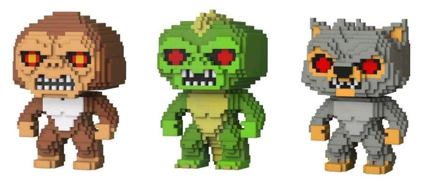 Rampage - George Lizzie Ralph 8-Bit Pop! 3Pk Rs - Pop! Vinyl