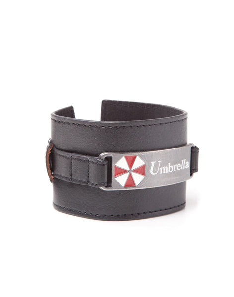 Resident Evil - Wristband With Metal Plate With Umbrella Logo - Clothing & Cosplay