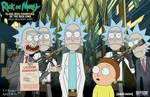 Rick and Morty Deck Building Game - Card Game