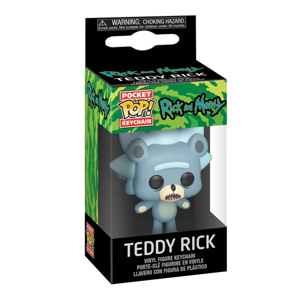 Rick and Morty - Teddy Rick Pop! Keychain - Keychain