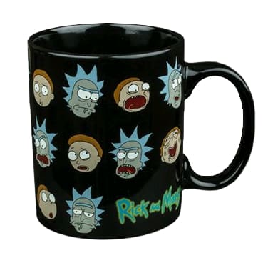 Rick & Morty - Many Face Of Mug - Homewares
