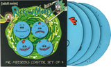 Rick & Morty - Mr Meeseeks Coaster Set - Homewares