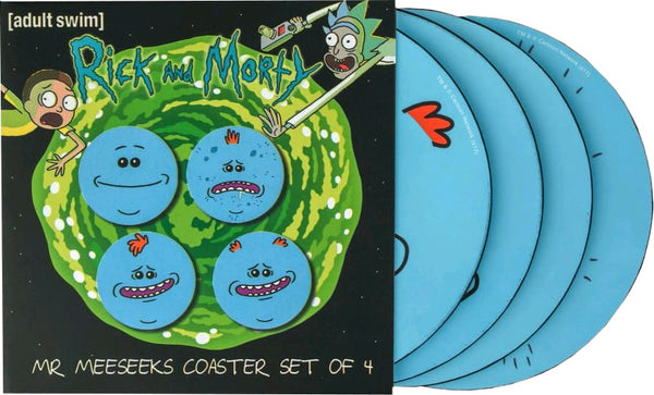 Rick & Morty - Mr Meeseeks Coaster Set - Homewares