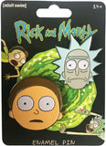 Rick & Morty - R&m Face Enamel Pin Set (Set Of 2) - Badges & Pins