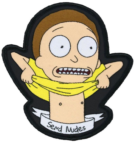 Rick & Morty - Send Nudes Patch - Badges & Pins