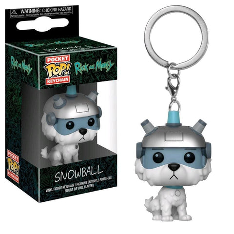 Rick & Morty - Snowball Pop! Keychain - Keychain