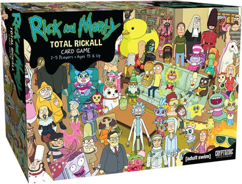 Rick & Morty - Total Rickall Cooperative Card Game - Card Game