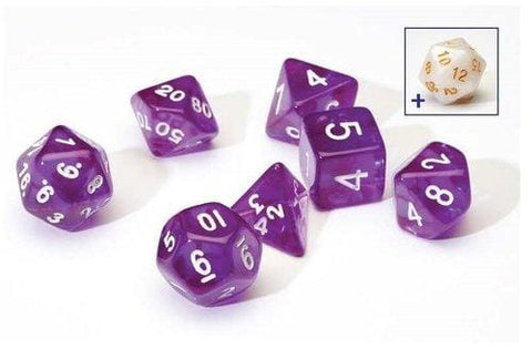 Sirius Dice - Polyhedral Dice Set- Translucent Purple - Dice & Accessories