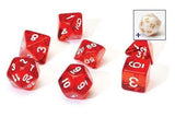Sirius Dice - Polyhedral Dice Set- Translucent Red - Dice & Accessories