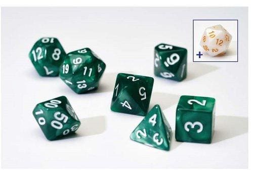 Sirius Dice Set Pearl Green Acrylic - Dice & Accessories