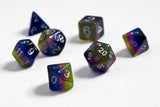 Sirius Dice Set Pink Green and Blue Resin Dice - Dice & Accessories