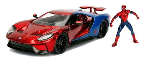 Spider-Man - 2017 Ford GT 1:24 Hollywood Ride - Metal Figures & Vehicles