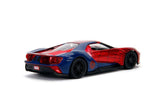 Spider-Man - 2017 Ford GT 1:32 Hollywood Ride - Metal Figures & Vehicles