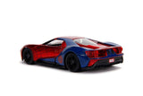 Spider-Man - 2017 Ford GT 1:32 Hollywood Ride - Metal Figures & Vehicles