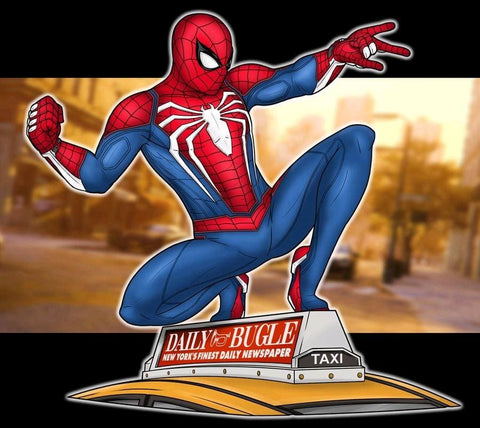 Spider-Man - Spider-Man on Taxi Gallery PVC Figure - Vinyl Statue