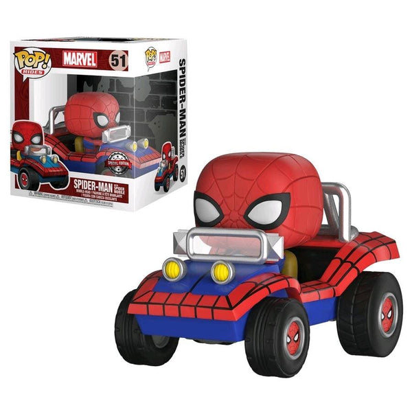 Spider-Man - Spider-Man with Spider Mobile US Exclusive Pop! Ride [RS] - Pop! Vinyl
