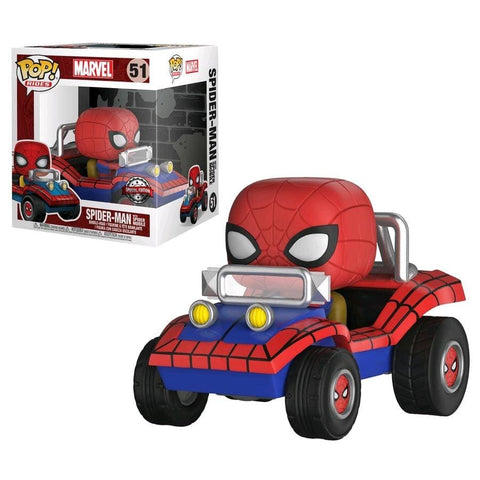 Spider-Man - Spider-Man with Spider Mobile US Exclusive Pop! Ride [RS] - Pop! Vinyl