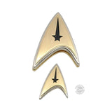 Star Trek: Discovery - Enterprise Command Badge & Pin Set - Replica & Dolls