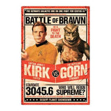 Star Trek - Kirk V Gorn Tin Sign - Posters & Art Prints