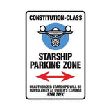 Star Trek - Star Ship Parking Tin Sign - Posters & Art Prints