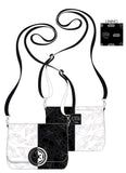 Star Wars - Black & White Yoda and Darth Vader Crossbody - Bags & Accessories
